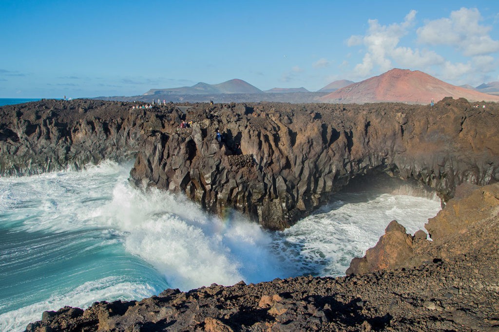 vulkan Španija plaža Lanzarote Kanarski otoki easyJet Atlantski ocean  